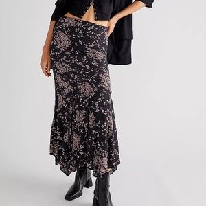 Free People Backseat Glamor/Glamour Maxi Skirt Sz. 4 NWT